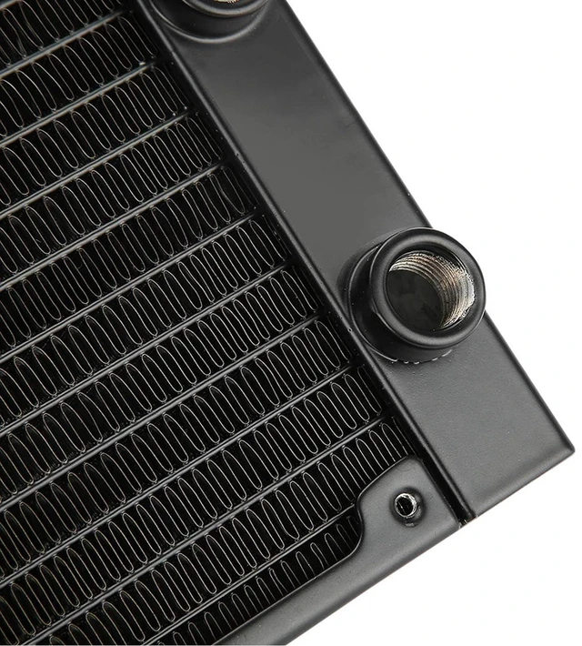 Alt view image 5 of 7 - 12 Tube PC Heat Exchanger with G1/4 Thread, Water Separator for Efficient CPU Cooling, Wide Compatibility for Computer Water Cooling Systems, Beauty Apparatus Industrial Equipme (360mm)