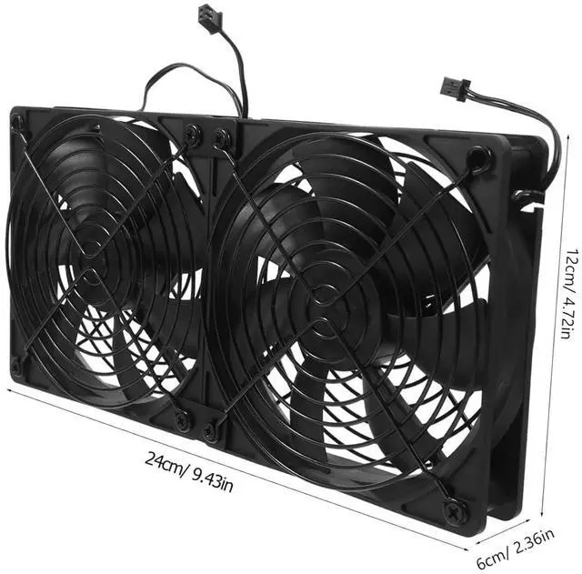 Alt view image 2 of 7 - Uonlytech 1set Aluminum Liquid Cooling Radiator with High-Speed Fan for Computer CPU and Industrial