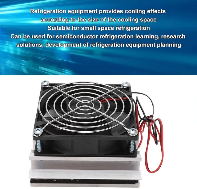 Alt view image 3 of 7 - Thermoelectric Cooling System Aluminum Alloy Case Semiconductor Refrigeration System Electronic Module for DIY 70W