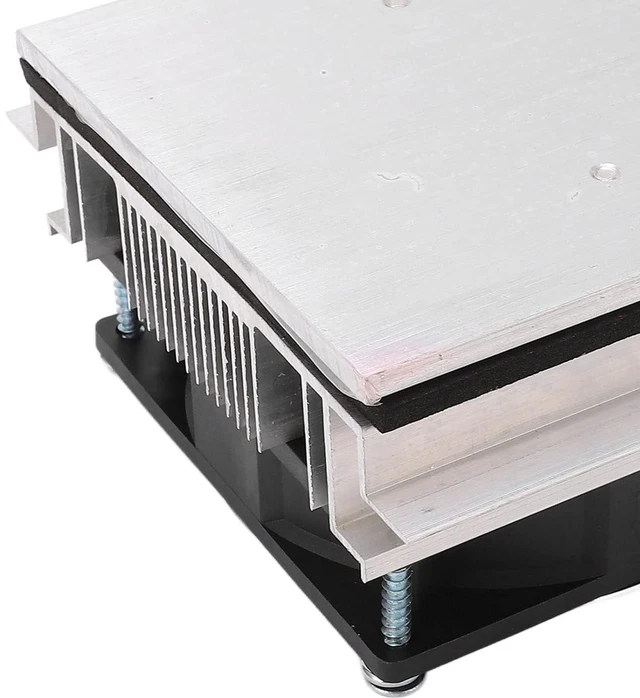 Alt view image 6 of 7 - Thermoelectric Cooling System Aluminum Alloy Case Semiconductor Refrigeration System Electronic Module for DIY 70W