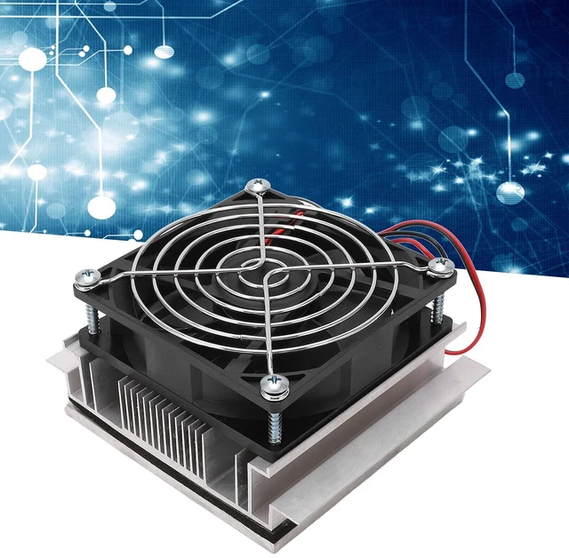 Alt view image 5 of 7 - Thermoelectric Cooling System Aluminum Alloy Case Semiconductor Refrigeration System Electronic Module for DIY 70W