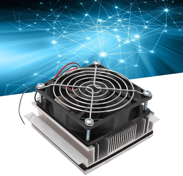 Alt view image 4 of 7 - Thermoelectric Cooling System Aluminum Alloy Case Semiconductor Refrigeration System Electronic Module for DIY 70W