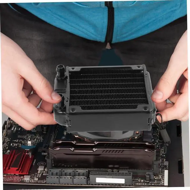 Alt view image 4 of 7 - Lurrose 3pcs Aluminum Alloy Computer Cooling Radiator for Water Cooling Kit Efficient Heat Sink
