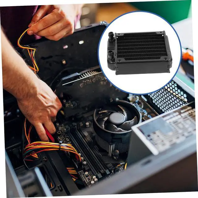 Alt view image 3 of 7 - Lurrose 3pcs Aluminum Alloy Computer Cooling Radiator for Water Cooling Kit Efficient Heat Sink