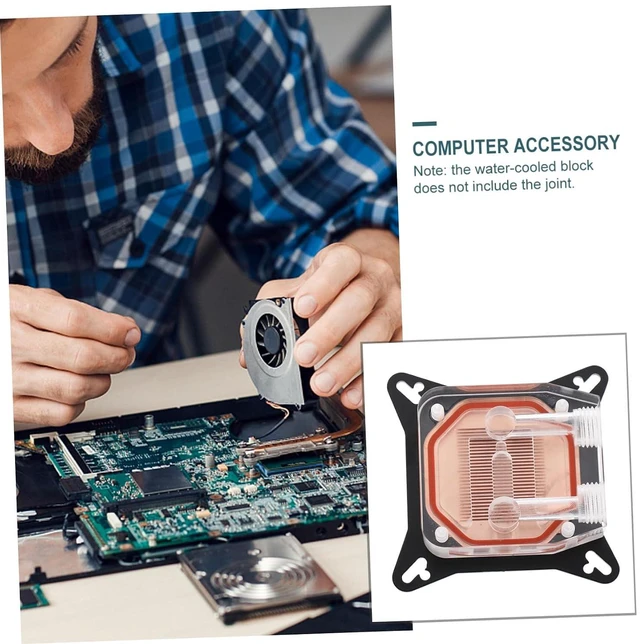 Alt view image 2 of 7 - Vaguelly Gpu Copper Base for Efficient Cooling Fit for Graphics Cards Easy Installation Performance and