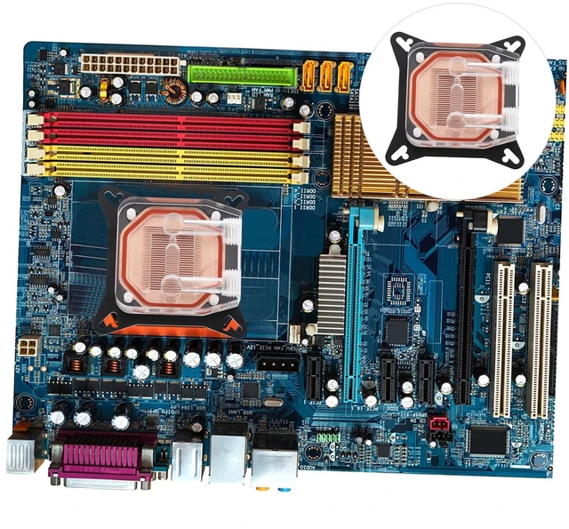 Alt view image 5 of 7 - Vaguelly Gpu Copper Base for Efficient Cooling Fit for Graphics Cards Easy Installation Performance and