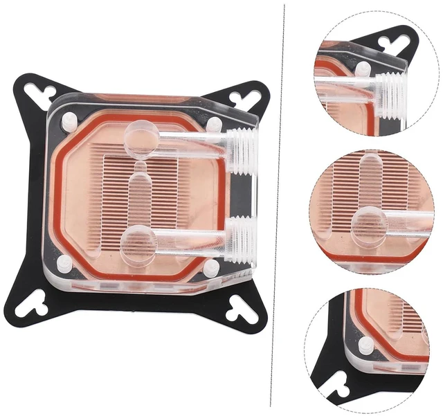 Alt view image 7 of 7 - Vaguelly Gpu Copper Base for Efficient Cooling Fit for Graphics Cards Easy Installation Performance and