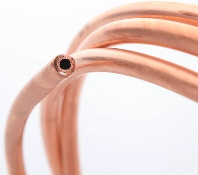 Alt view image 2 of 3 - Copper Tube Coil OD 2mm 3mm 4mm 5mm 6mm 6.35mm 8mm 14mm 16mm 19mm Soft 99.9% T2 Copper Pipe Air Conditioning Oil Water Cooling Bundle(8mm x 1.5mm)