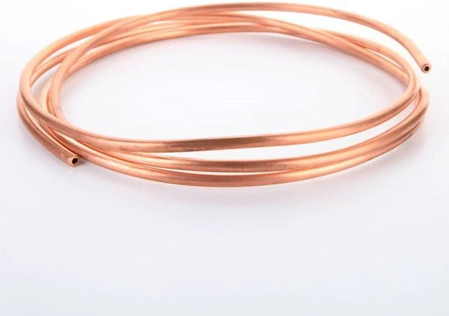 Alt view image 3 of 3 - Copper Tube Coil OD 2mm 3mm 4mm 5mm 6mm 6.35mm 8mm 14mm 16mm 19mm Soft 99.9% T2 Copper Pipe Air Conditioning Oil Water Cooling Bundle(8mm x 1.5mm)