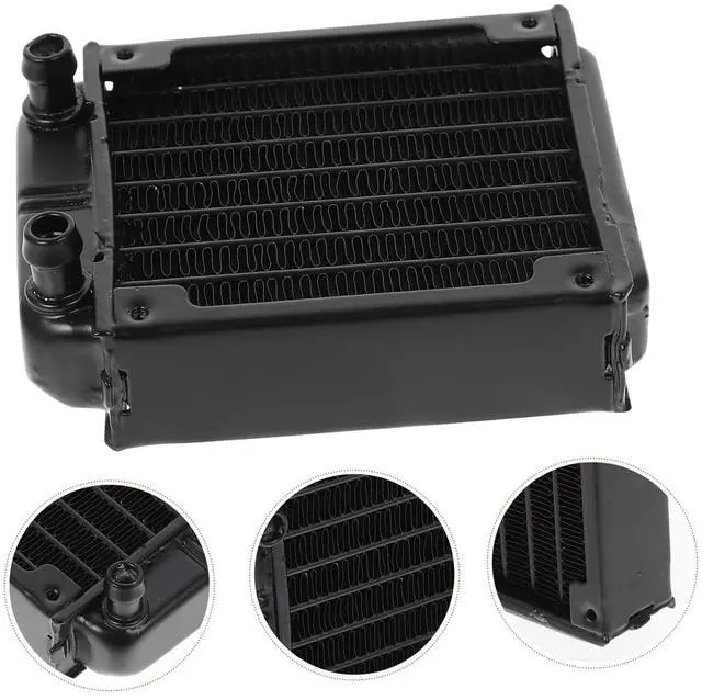 Alt view image 6 of 7 - TEHAUX 4pcs Aluminum Alloy Water Cooling Radiator for Computer Efficient Cooling Heat Sink for Gaming