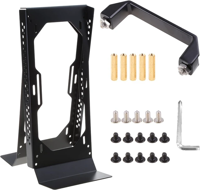 Alt view image 2 of 7 - External Water Cooling Dock Bracket for ITX Computer for Case Laptop 240 360mm Cooler Radiator Multifunction Stent EXWCD-240/360