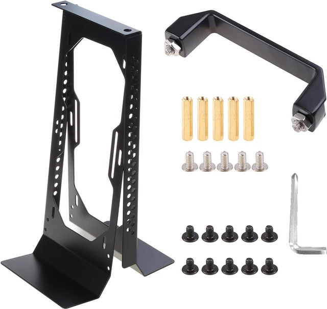 Alt view image 4 of 7 - External Water Cooling Dock Bracket for ITX Computer for Case Laptop 240 360mm Cooler Radiator Multifunction Stent EXWCD-240/360