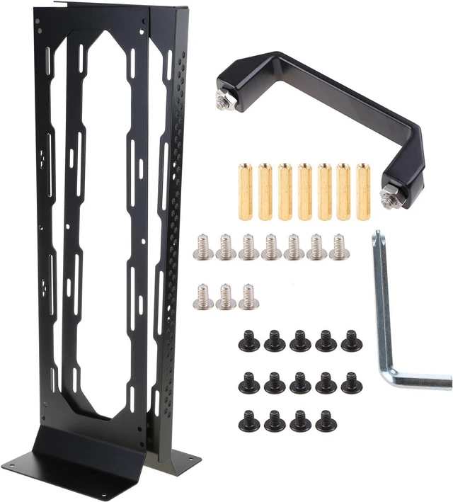 Alt view image 6 of 7 - External Water Cooling Dock Bracket for ITX Computer for Case Laptop 240 360mm Cooler Radiator Multifunction Stent EXWCD-240/360