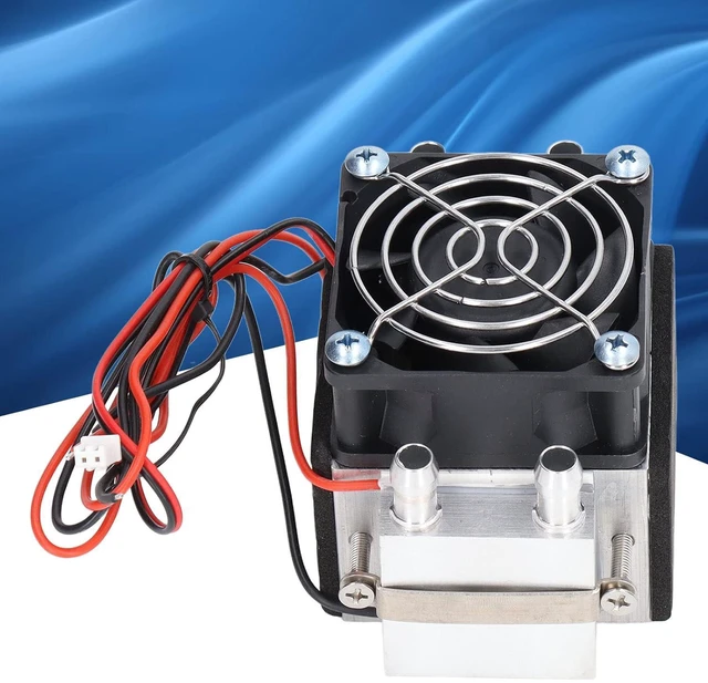 Alt view image 4 of 7 - Semiconductor Cooling Module, Mini Wind Water Core Cooler, Air Cooling Heat Sink Device, DC12V 108W High Power, Aluminum Alloy and ABS Material, for Industrial Refrigeration
