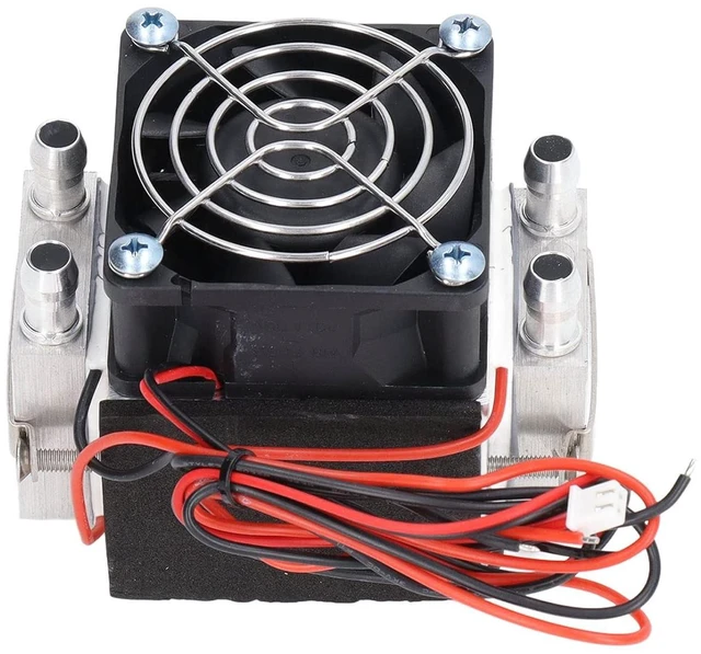Alt view image 7 of 7 - Semiconductor Cooling Module, Mini Wind Water Core Cooler, Air Cooling Heat Sink Device, DC12V 108W High Power, Aluminum Alloy and ABS Material, for Industrial Refrigeration