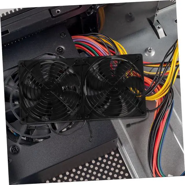 Alt view image 5 of 7 - HOMSFOU 1set Aluminum Heat Exchanger Computer Water Cooling Radiator with High-Speed Fan for Efficient CPU