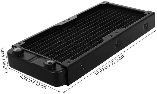 Alt view image 2 of 7 - Water Cooling Radiator for CPU and Gpu Liquid Cooler PC Cooling System Efficient Heat Sink