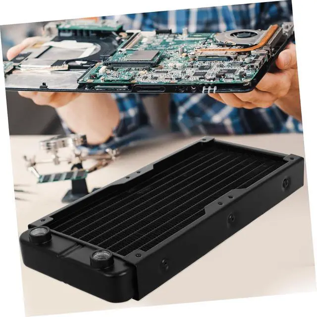 Alt view image 6 of 7 - Water Cooling Radiator for CPU and Gpu Liquid Cooler PC Cooling System Efficient Heat Sink