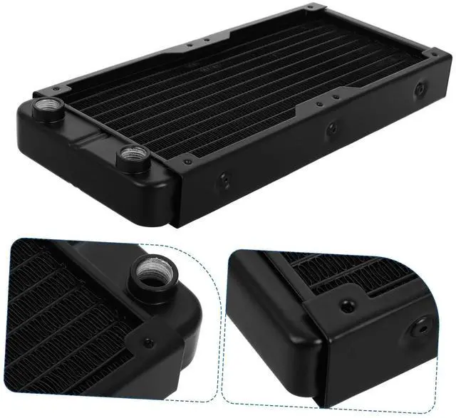 Alt view image 7 of 7 - Water Cooling Radiator for CPU and Gpu Liquid Cooler PC Cooling System Efficient Heat Sink