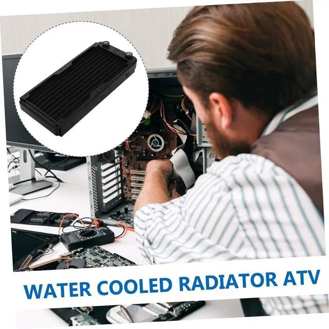 Alt view image 3 of 7 - Water Cooling Radiator for CPU and Gpu Liquid Cooler PC Cooling System Efficient Heat Sink