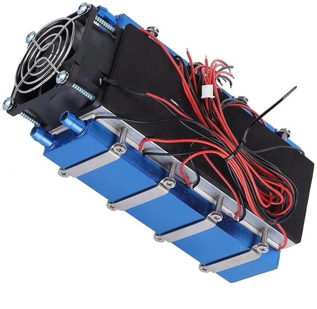 Alt view image 2 of 7 - TEC1 12706 DC12V 576W Thermoelectric Cooler, 8 Chip Powerful Cooling Device, Water Saving, Stable Low Noise, for Small Space Cooling Like Pet Bed, Plat