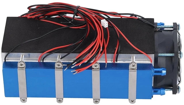 Main image of TEC1 12706 DC12V 576W Thermoelectric Cooler, 8 Chip Powerful Cooling Device, Water Saving, Stable Low Noise, for Small Space Cooling Like Pet Bed, Plat