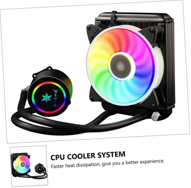 Alt view image 5 of 7 - Water Cooling Radiator Mute Computer Radiator Liquid CPU Cooler Professional Cooler
