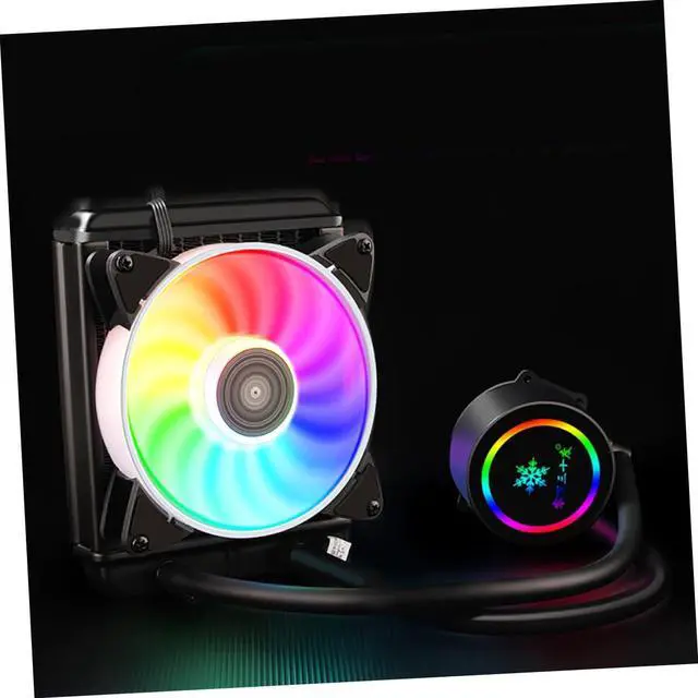 Alt view image 7 of 7 - Water Cooling Radiator Mute Computer Radiator Liquid CPU Cooler Professional Cooler