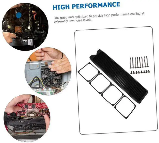 Alt view image 5 of 7 - Liquid Cooling Radiator Heat Exchanger for CPU and Gpu Copper Heat Sink Professional Craftsmanship