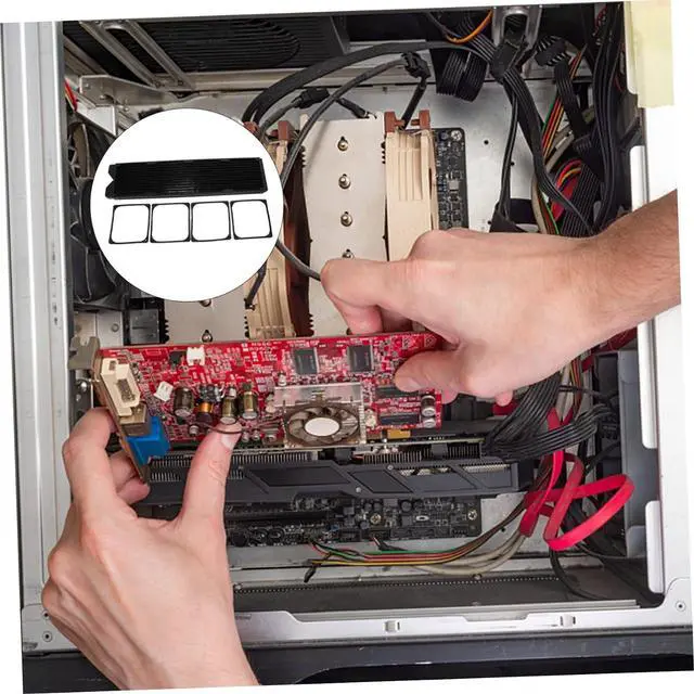 Alt view image 4 of 7 - jojofuny Liquid Cooling Radiator Heat Exchanger for Computer CPU Efficient Water Cooling Low Noise for