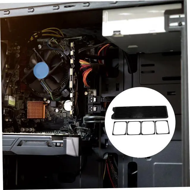 Alt view image 5 of 7 - jojofuny Liquid Cooling Radiator Heat Exchanger for Computer CPU Efficient Water Cooling Low Noise for