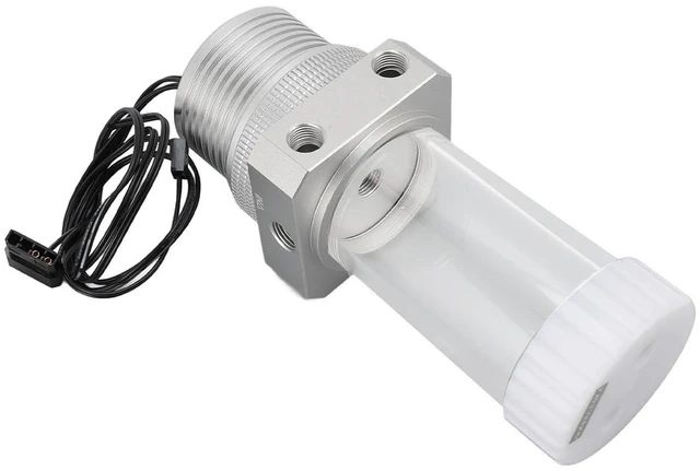 Alt view image 3 of 7 - Water Cooling Pump Tank, PC Integrated Pump Tank G1/4 for Water Cooling System for Computer (Silver)