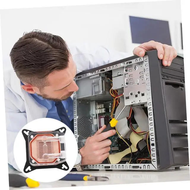 Alt view image 3 of 7 - KICHOUSE Graphics Card Water Block Cover for Water Cooling Gpu Block Copper Material for Gpu Liquid Cooler
