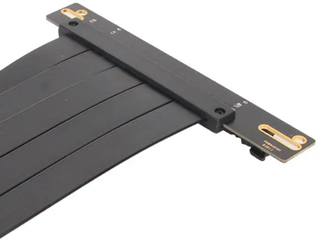 Alt view image 5 of 7 - Brilluxa PCIe 4.0 X16 GPU Riser Cable, High Speed Flexible Extender Card, 90 Degree Adapter, Compatible with RTX 4090 (20cm)