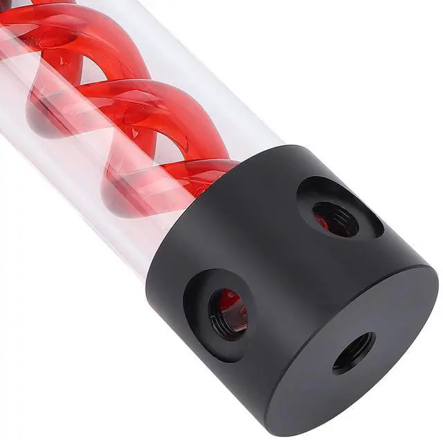 Alt view image 2 of 7 - Acrylic Reservoir Water Cooling 200mm with G1 / 4 Thread for PC Heat Dissipation