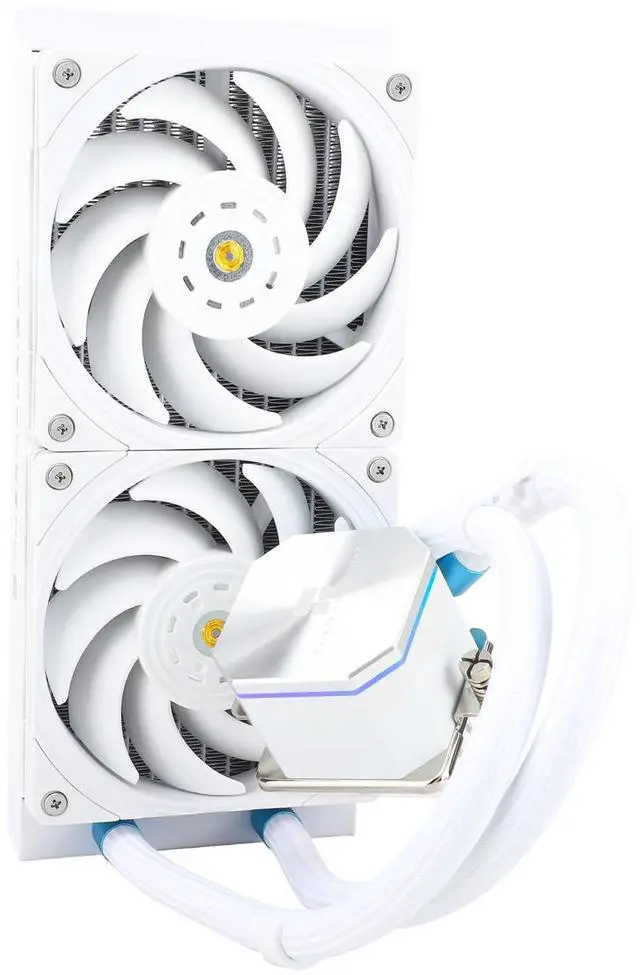 Main image of Thermalrlght Frozen Edge 240 White CPU Liquid Cooler,Efficient PWM Controlled Pump 3300RPM,12CM PWM Fan,Water Cooling Computer Parts,for AMD AM4/AM5,Intel 1150/1151/1200/2011/1700,Computer AIO Cooler