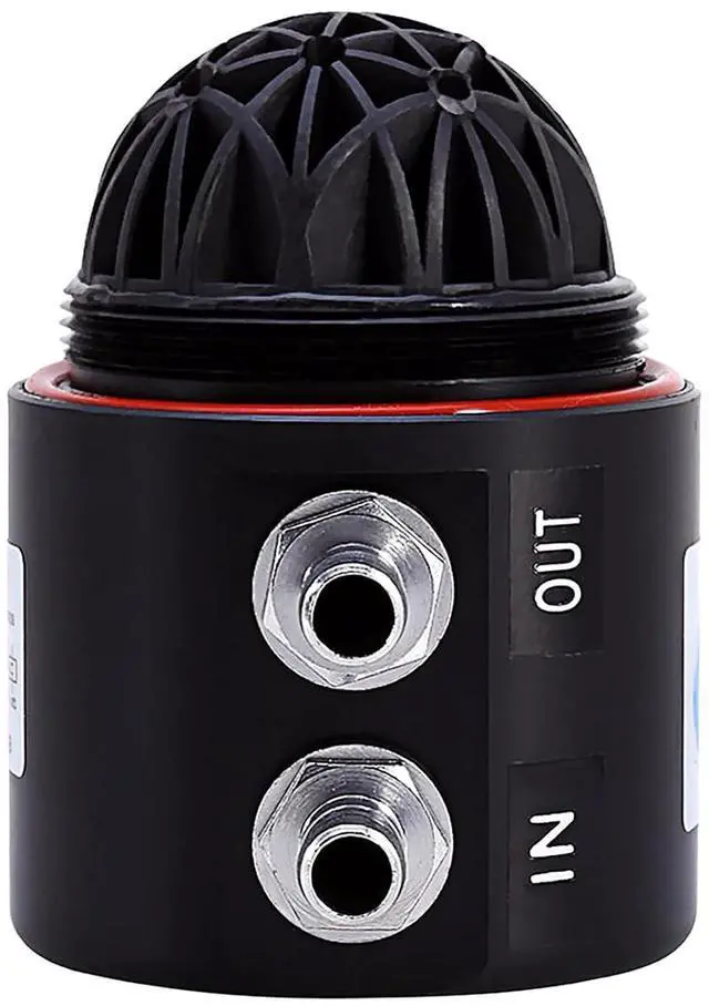Alt view image 5 of 7 - Cylinder Water Tank, Cylindrical Acrylic Water Tank G 1/4 DN8 Heat Exchanger Water Pump Tank 250ml CO2 Cooler 500L / H 10W DC 12V CPU CO2 Cooling Water Cooler Pump Tank Mute, 3
