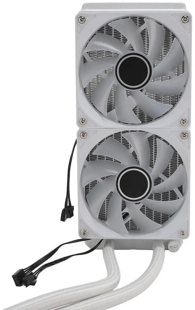 Main image of 240mm CPU Liquid Cooler,ARGB Sync Adjustable CPU Water Cooler,CPU Cooler with High Performance Dual 120mm PWM Fan for LGA2066 2011 1151 1150 1155 1156 1200 1700 12V (White)