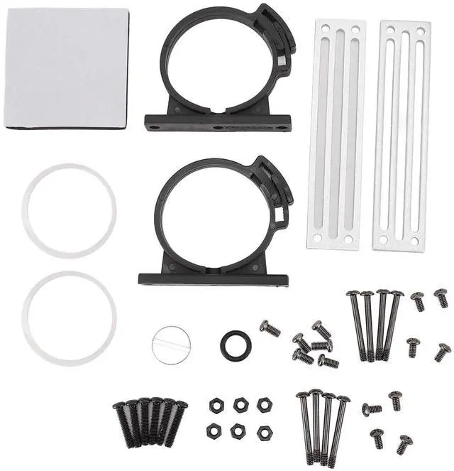 Alt view image 7 of 7 - Water Cooling Pump Tank Water Cooling Pump Tank Mesh Capacity Filtration Pump Household Sine Built in Magnetic Levitation for Water Tank (White)