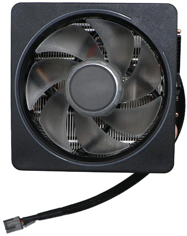 Alt view image 4 of 6 - CPU Wraith Cooler Prism Aluminum Heat Sink Copper Core Base 4-Pin PWM 95mm Fan Pre-Applied Thermal Paste Compatible with AMD Socket AM5 AM4 AM3 AM2 Ryzen 7 1700X 1800X 2700X 3700X 4700X 5700X Fan