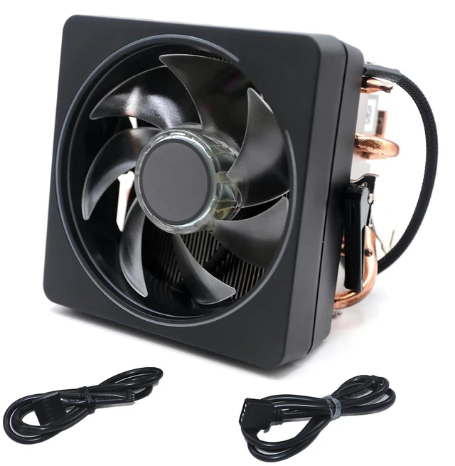 Alt view image 2 of 5 - CPU Cooler Wraith Prism RGB LED Lighting Aluminum Heatsink Copper Core Base 4-Pin PWM 95mm Fan Pre-Applied Thermal Paste Compatible with AMD Socket AM5 AM4 AM3 AM2, Ryzen 1700X 1800X 2700X 3700X 4700X