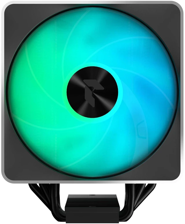 Alt view image 7 of 7 - APNX AP1-V Black Tower ARGB CPU Air Cooler, 5 Heat Pipes, Aluminum Frame, PWM Hydro Bearing Fan, High Air Flow, 165mm (H), Intel LGA 1700/1200, AMD Ryzen AM5/AM4