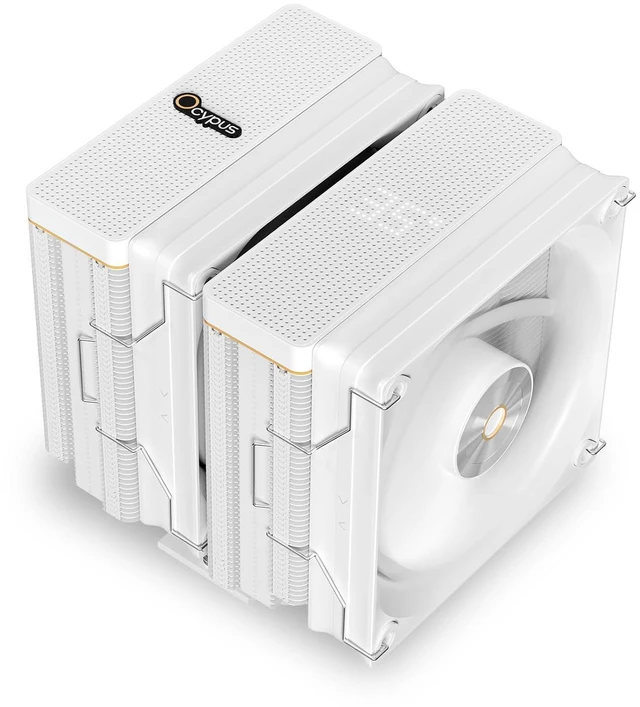 Main image of Ocypus Iota A62 Air CPU Cooler, 2X Silent 120mm PWM Fans, 6mm 6 Heat Pipes Air Cooler, High-Performance CPU Cooler Air with FDB Fan, Digital Display CPU Cooler TDP 260W, Compatible with Intel AMD