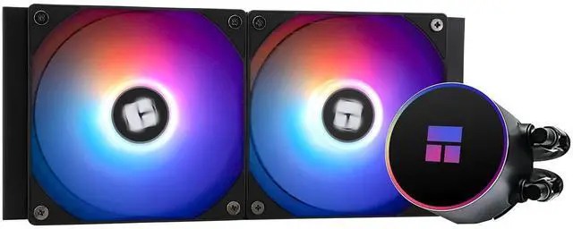 Main image of Thermalrlght Frozen Magic 240 Black ARGB V2 CPU Aio Cooler, Double High-Performance PWM Fans with 1600RPM, for Intel LGA1150/1151//1200/2011/ 1700&AMD:AM4/AM5, PC Cooler Aio, 240 Liquid Cooling Row