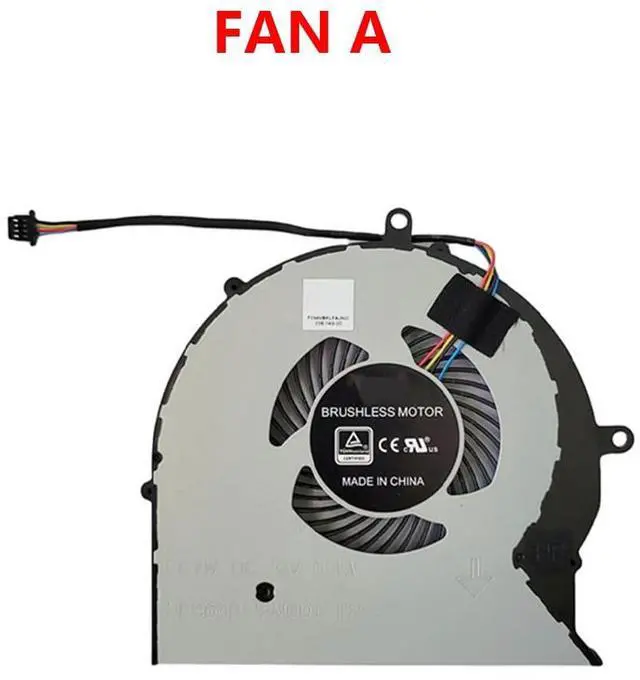 Alt view image 4 of 5 - CPU+GPU Cooler Fan for Asus ROG Strix FX503 FX503VD FX503VM GL503VM GL703 GL703V GL703VD GL703VM FX63V FX63VM FX63VM7300 FX63VM7700 FZ63V FZ63VM FZ63VD Series 12V 0.4A 4PIN