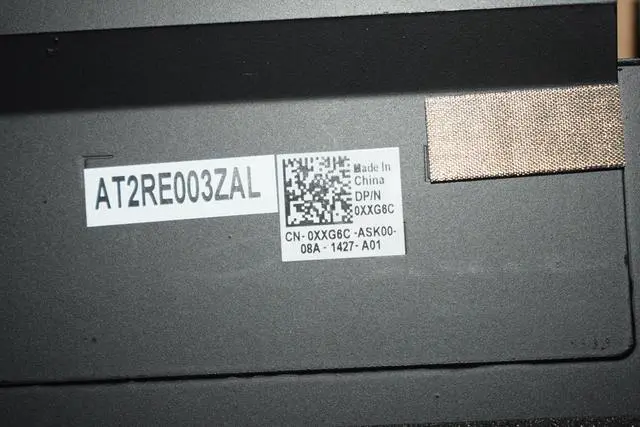Alt view image 3 of 3 - 0XXG6C XXG6C New for Alienware Area-51m R2 RTX CPU Cooler Heatsink Fan