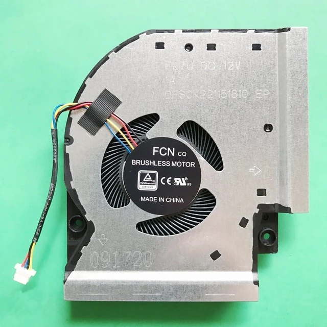 Alt view image 4 of 7 - New Laptop CPU GPU Cooler Fan Notebook for Asus ROG Strix Scar II GL504 GL504G GL504GS GL504GM S5C S5CS S5CM S5CM8750 12V Easy to Repair(CPU Fan)