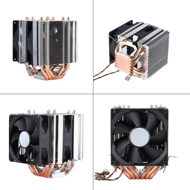 Alt view image 4 of 7 - Quiet 800-2200 Revolutions/Minute CPU Cooler with 6 Direct Heatpipes CPU Cooler