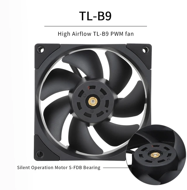 Alt view image 2 of 7 - Thermalrlght Silver Soul 110 Black CPU Air Cooler, Heatsink Cooler, 110mm Hight, 2500RPM high Speed PWM Fan, for AMD AM4 AM5/Intel 1700/1150/1151/1200/2011,PC Cooler