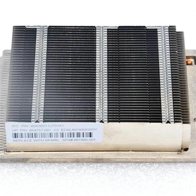 Alt view image 3 of 6 - 654757-001 667880-001 for DL360P Gen8 G8 Server CPU Cooling System Heatsink Heatsink Radiator Kit